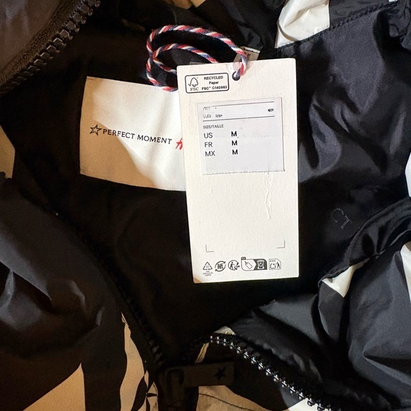 Perfect Moment x H&M NWT Belted Peplum Ski Jacket/Puffer in Sz M - Picture 14 of 14